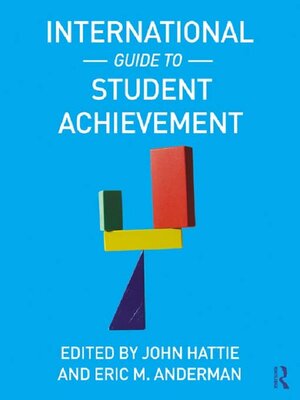 cover image of International Guide to Student Achievement
